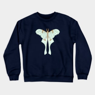 Hand drawn Luna moth Crewneck Sweatshirt